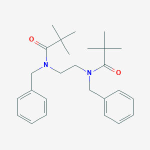 molecular formula C26H36N2O2 B318632 N-benzyl-N-{2-[benzyl(2,2-dimethylpropanoyl)amino]ethyl}-2,2-dimethylpropanamide 