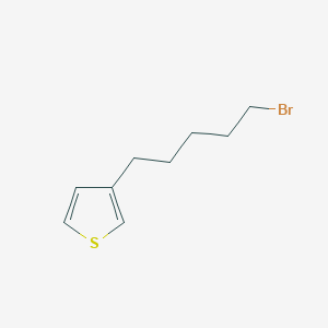 molecular formula C9H13BrS B3186593 3-(5-Bromopentyl)thiophene CAS No. 125878-90-2