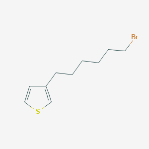 molecular formula C10H15BrS B3186595 3-(6-Bromohexyl)thiophene CAS No. 125878-91-3