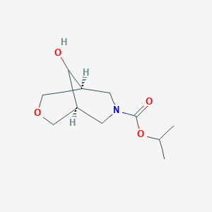 Isopropyl 9-anti-hydroxy-3-oxa-7-azabicyclo[3.3.1]nonane-7-carboxylate