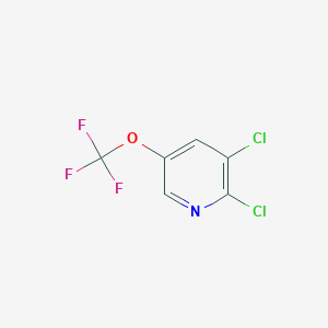 molecular formula C6H2Cl2F3NO B3186778 2,3-Dichloro-5-(trifluoromethoxy)pyridine CAS No. 130115-96-7