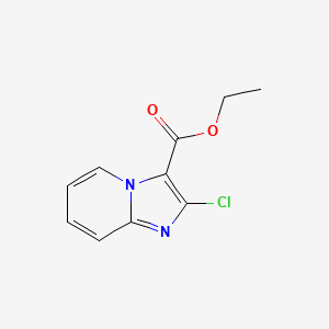 molecular formula C10H9ClN2O2 B3186836 Ethyl 2-chloroimidazo[1,2-a]pyridine-3-carboxylate CAS No. 131773-20-1