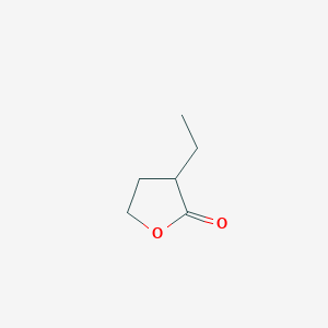 molecular formula C6H10O2 B3187053 2(3H)-Furanone, 3-ethyldihydro- CAS No. 13888-01-2