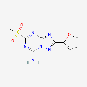 2-(Furan-2-yl)-5-(methylsulfonyl)-[1,2,4]triazolo[1,5-a][1,3,5]triazin-7-amine