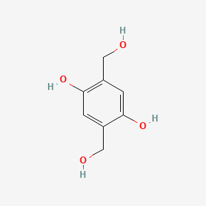 molecular formula C8H10O4 B3187098 2,5-bis(Hydroxymethyl)benzene-1,4-diol CAS No. 13949-81-0