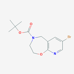 tert-Butyl 7-bromo-2,3-dihydropyrido[3,2-f][1,4]oxazepine-4(5H)-carboxylate