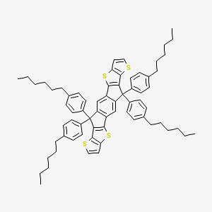 6,6,12,12-Tetrakis(4-hexylphenyl)-6,12-dihydro-dithieno[2,3-d:2',3'-d']-s-indaceno[1,2-b:5,6-b']dithiophene