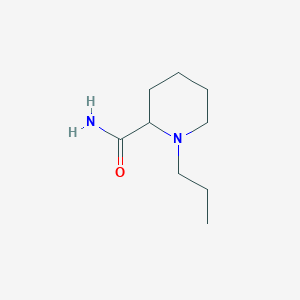 molecular formula C9H18N2O B3187180 1-Propylpiperidine-2-carboxamide CAS No. 1420933-07-8
