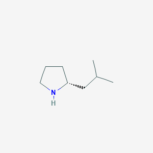 (2R)-2-(2-methylpropyl)pyrrolidine
