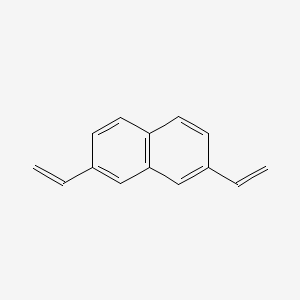 molecular formula C14H12 B3187208 Naphthalene, 2,7-diethenyl- CAS No. 142719-88-8