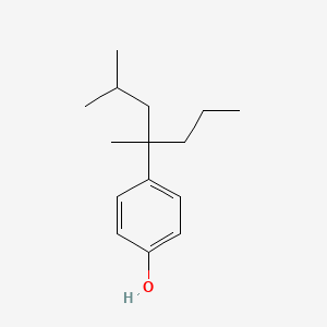 molecular formula C15H24O B3187211 Phenol, 4-(1,3-dimethyl-1-propylbutyl)- CAS No. 142731-65-5