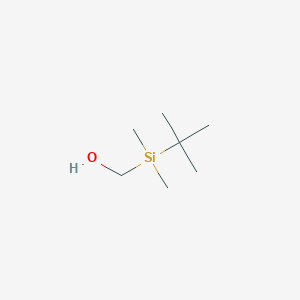 molecular formula C7H18OSi B3187254 Methanol, [(1,1-dimethylethyl)dimethylsilyl]- CAS No. 144314-37-4