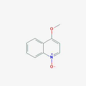 molecular formula C10H9NO2 B3187276 4-Methoxyquinoline 1-oxide CAS No. 14547-98-9