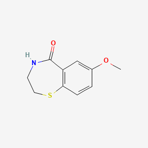7-Methoxy-3,4-dihydrobenzo[f][1,4]thiazepin-5(2H)-one