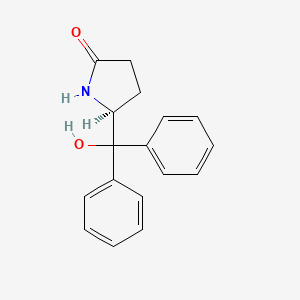 2-Pyrrolidinone, 5-(hydroxydiphenylmethyl)-, (5S)-
