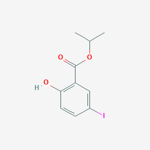 molecular formula C10H11IO3 B3187392 Isopropyl 2-hydroxy-5-iodobenzoate CAS No. 15125-87-8