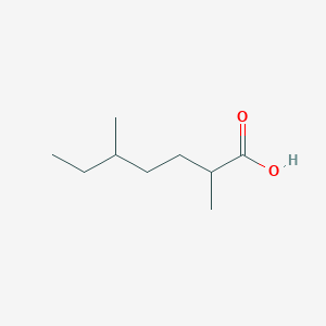 molecular formula C9H18O2 B3187455 2,5-Dimethylheptanoic acid CAS No. 15313-67-4