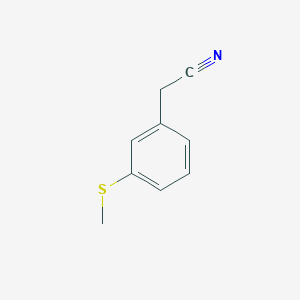 Benzeneacetonitrile, 3-(methylthio)-