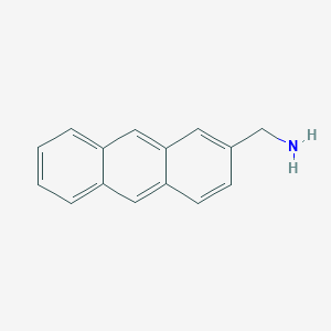 molecular formula C15H13N B3187477 Anthracen-2-ylmethanamine CAS No. 15398-90-0