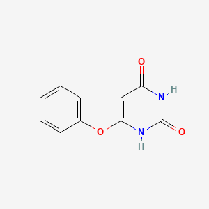 molecular formula C10H8N2O3 B3187481 2,4(1H,3H)-Pyrimidinedione, 6-phenoxy- CAS No. 15422-04-5