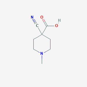 4-Cyano-1-methylpiperidine-4-carboxylic acid