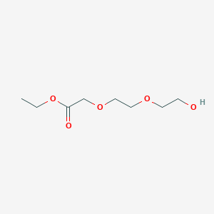 molecular formula C8H16O5 B3187499 PEG2-ethyl acetate 