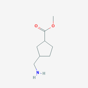 Methyl 3-(aminomethyl)cyclopentane-1-carboxylate