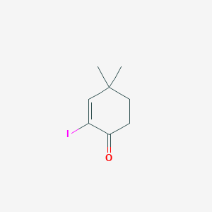 molecular formula C8H11IO B3187553 2-Iodo-4,4-dimethylcyclohex-2-enone CAS No. 157952-85-7