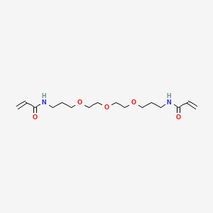 molecular formula C16H28N2O5 B3187588 N,n'-diacryloyl-4,7,10-trioxa-1,13-tridecanediamine CAS No. 160432-07-5