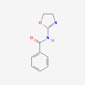 molecular formula C10H10N2O2 B3187629 N-(4,5-Dihydro-1,3-oxazol-2-yl)benzamide CAS No. 16188-82-2