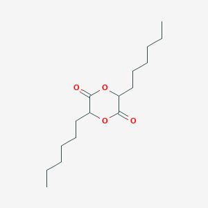 1,4-Dioxane-2,5-dione, 3,6-dihexyl-