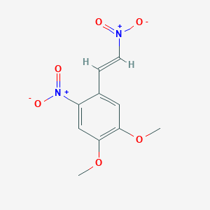 1,2-dimethoxy-4-nitro-5-[(E)-2-nitroethenyl]benzene