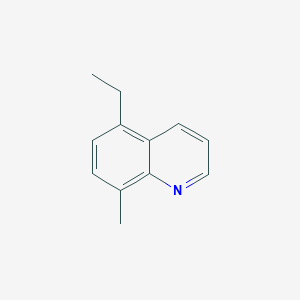 molecular formula C12H13N B3187759 5-Ethyl-8-methylquinoline CAS No. 172042-27-2