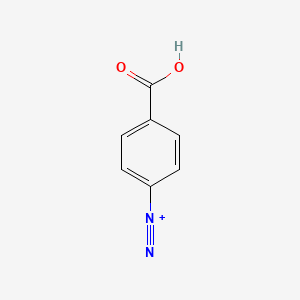 molecular formula C7H5N2O2+ B3187778 4-carboxybenzenediazonium CAS No. 17333-88-9