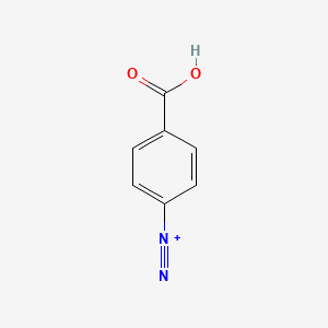 Benzenediazonium, 4-carboxy-