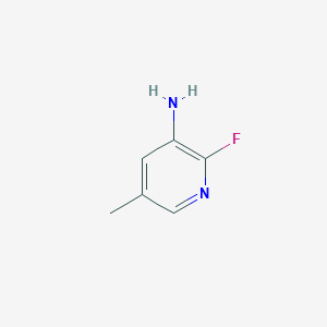 molecular formula C6H7FN2 B3187782 2-Fluoro-5-methylpyridin-3-amine CAS No. 173435-33-1