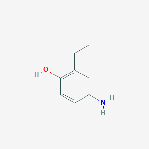 molecular formula C8H11NO B3187860 4-Amino-2-ethylphenol CAS No. 178698-88-9