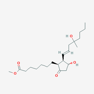 Methyl 7-((1S,2R,3R)-3-hydroxy-2-((E)-4-hydroxy-4-methyloct-1-en-1-yl)-5-oxocyclopentyl)heptanoate