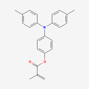 B3187870 2-Propenoic acid, 2-methyl-, 4-[bis(4-methylphenyl)amino]phenyl ester CAS No. 178953-06-5
