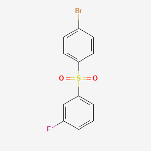 1-((4-Bromophenyl)sulfonyl)-3-fluorobenzene