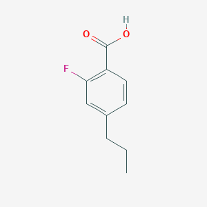 molecular formula C10H11FO2 B3187918 2-Fluoro-4-propylbenzoic acid CAS No. 182116-30-9