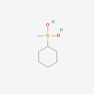 molecular formula C7H16O2Si B3187958 Cyclohexyl-methyl-silanediol CAS No. 18295-72-2