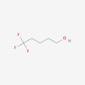 molecular formula C5H9F3O B031880 5,5,5-Trifluoropentan-1-ol CAS No. 352-61-4