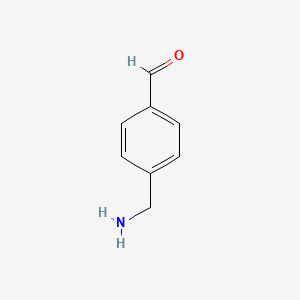 molecular formula C8H9NO B3188001 4-(Aminomethyl)benzaldehyde CAS No. 186685-87-0