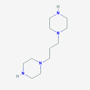 molecular formula C11H24N4 B3188103 Piperazine, 1,1'-(1,3-propanediyl)bis- CAS No. 19479-82-4