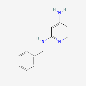 molecular formula C12H13N3 B3188248 N2-benzylpyridine-2,4-diamine CAS No. 203664-67-9