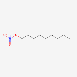 molecular formula C9H19NO3 B3188288 Nonyl nitrate CAS No. 20633-13-0