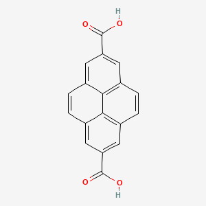 molecular formula C18H10O4 B3188464 Pyrene-2,7-dicarboxylic acid CAS No. 214622-81-8