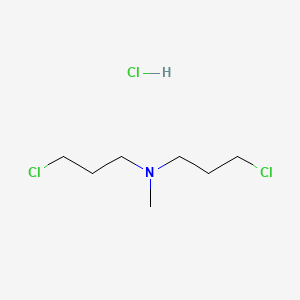 molecular formula C7H16Cl3N B3188499 N,N-bis(3-chloropropyl) methylamine hydrochloride CAS No. 2158-66-9