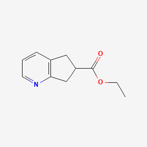 ethyl 6,7-dihydro-5H-cyclopenta[b]pyridine-6-carboxylate